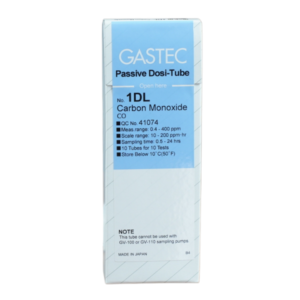Tubo pasivo dosímetro para Monóxido de Carbono (CO) GASTEC 1DL